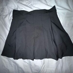 ROMWE Black Skater Skirt